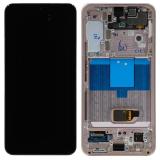 SAMSUNG GALAXY S22 5G S901B 全新全原 带框总成 粉金色 (SERVICE PACK)