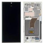 SAMSUNG GALAXY S23 ULTRA 5G S918B 全新 带框总成 奶油白 / 白色 / 浅褐色 (SERVICE PACK)