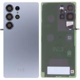 SAMSUNG GALAXY S25 ULTRA S938B 后盖 带相圈镜片，钛银蓝 / 蓝色